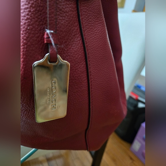 Coach EDIE Pebbled Leather Hobo/Shoulder bag - Picture 4 of 16
